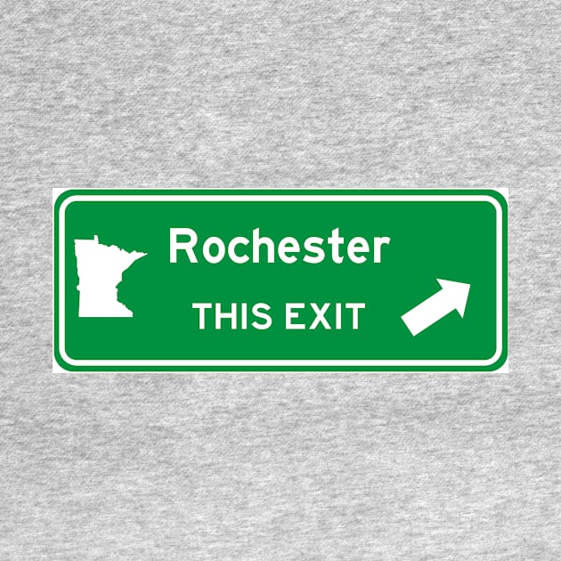 Rochester, Minnesota Highway Exit Sign by Starbase79